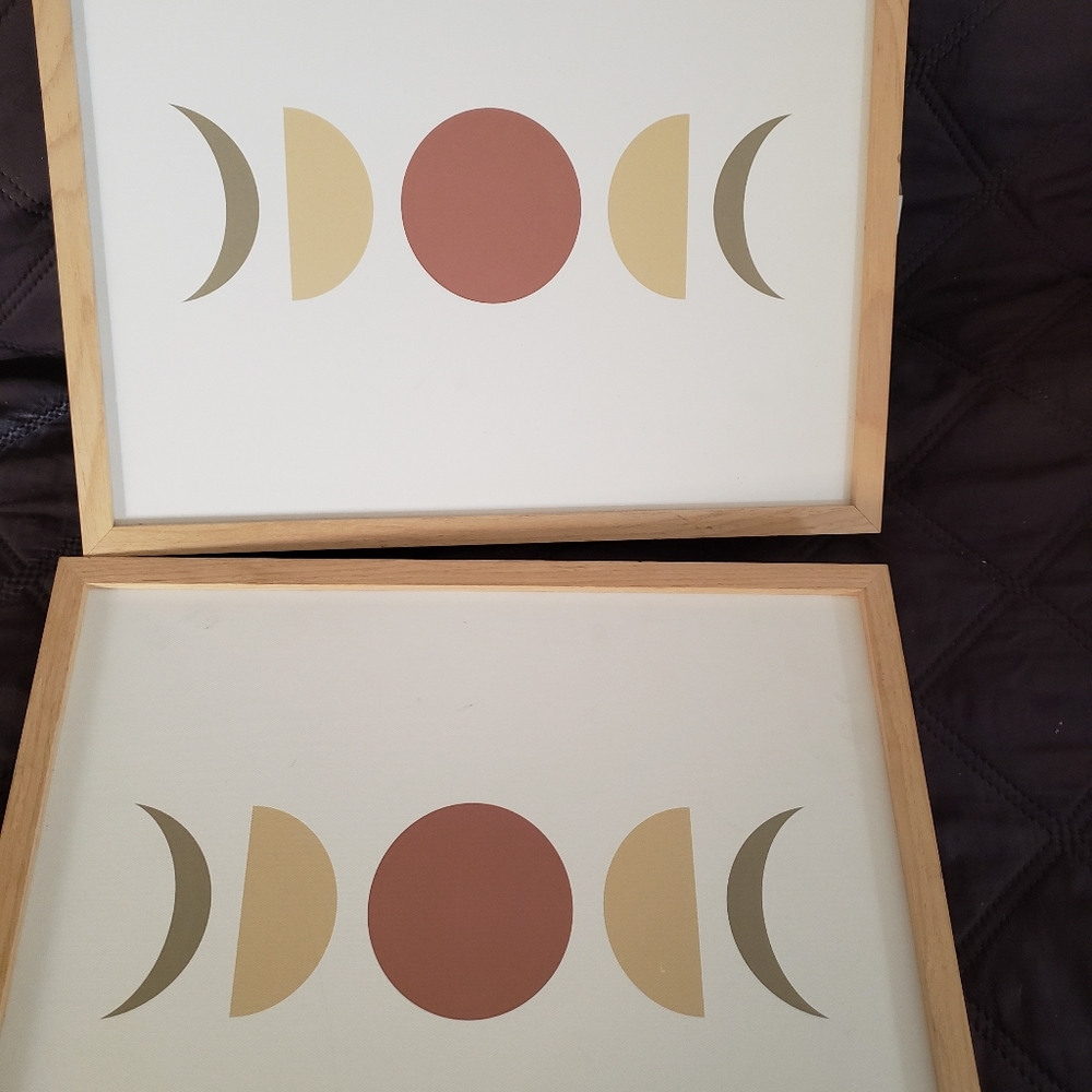2 moon phase canvas